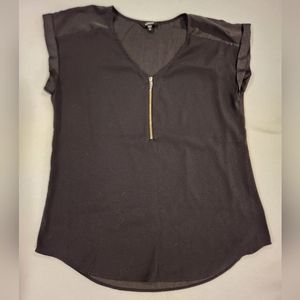 Express black top women's large